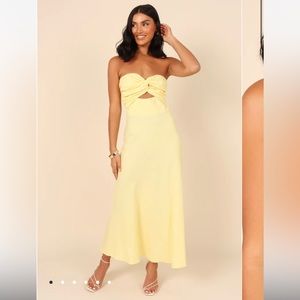 ROSETTA DRESS - LEMON
